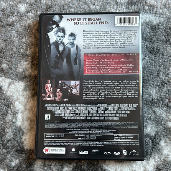 Deadpool, Spider-Man 1 & 3, Blade Trinity DVDs/Blu-ray - Picture 10 of 12